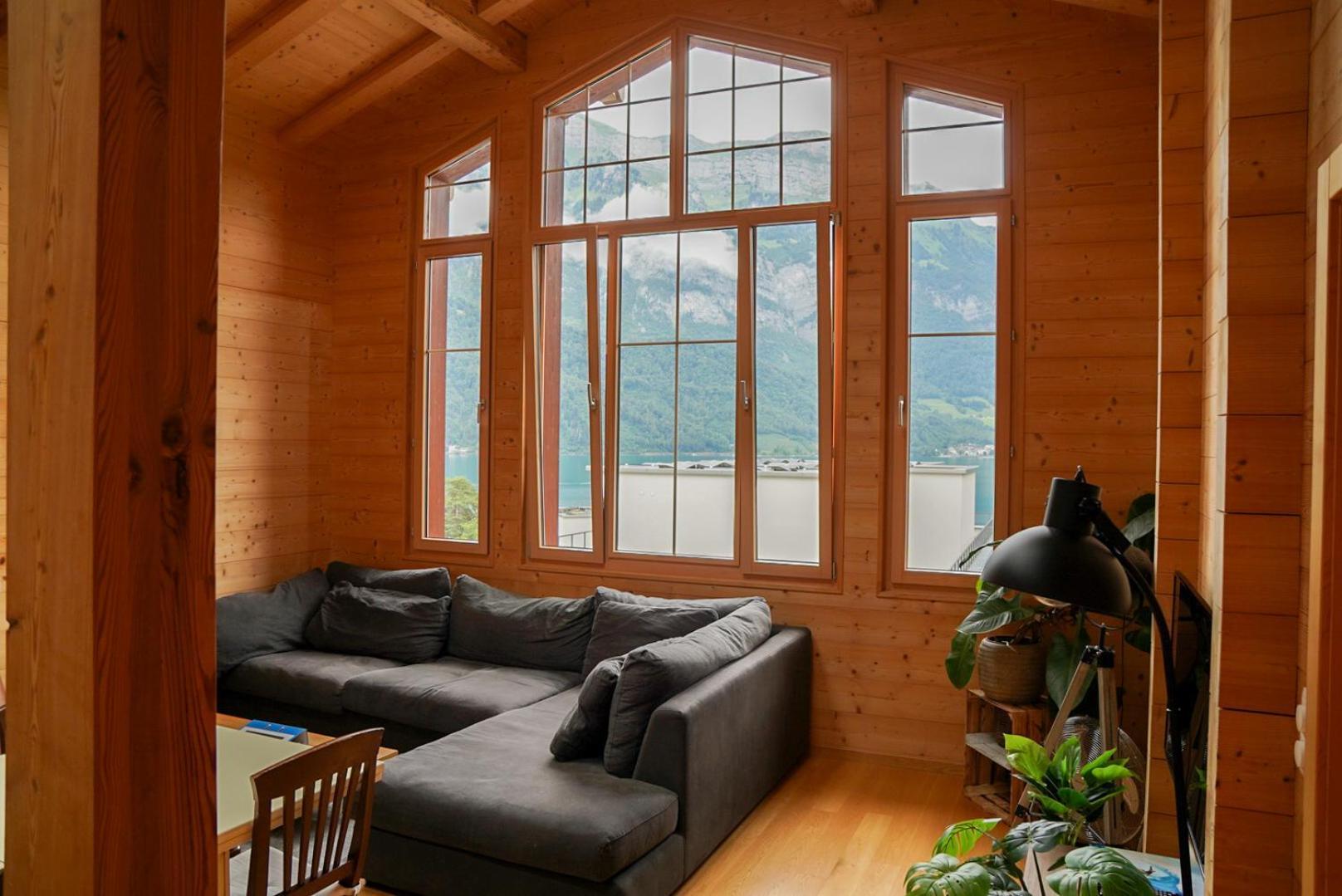 Doodle'S Amazing Chalet -Walensee - Flumserberg - Churfirsten - Heidiland - Pool - Sauna Mols Kültér fotó